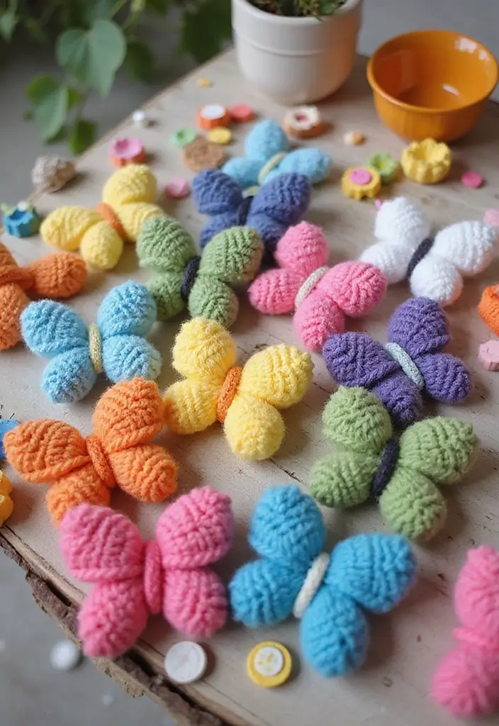 25 Adorable Toy Ideas from Crochet Amigurumi Free Patterns - 23. Beautiful Butterflies