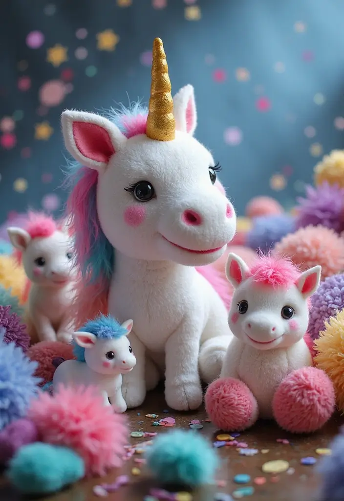 25 Adorable Toy Ideas from Crochet Amigurumi Free Patterns - 4. Whimsical Unicorns
