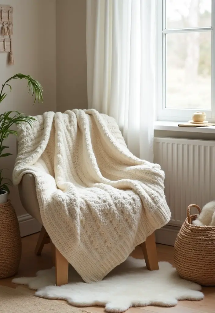 25 Baby Gift Ideas with Baby Blanket Crochet Patterns - 20. Knitted Look Blanket