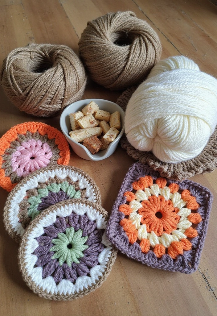 25 Beautiful Ways to Learn How to Crochet a Granny Square: Step-by-Step Photos & Color Ideas - 15. Eco-Friendly Yarn Options