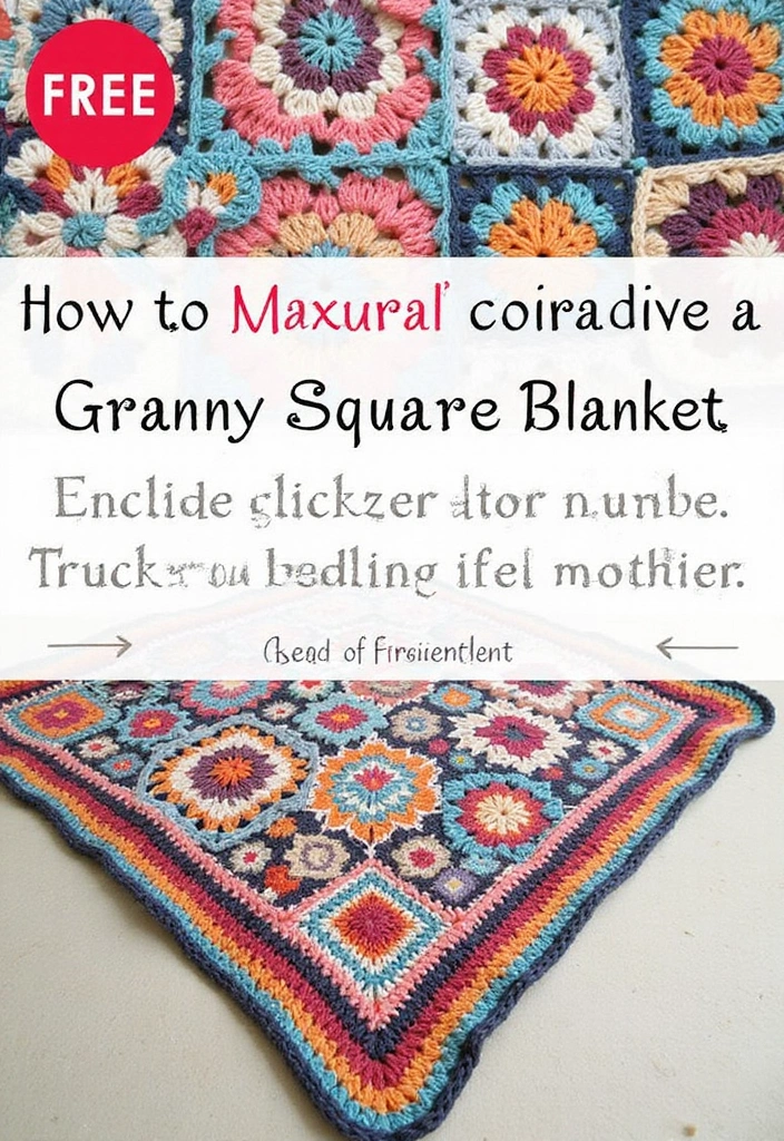 25 Clear Step-by-Step Photos for Granny Square Crochet Pattern Diagram Lovers - 6. Granny Square Blanket