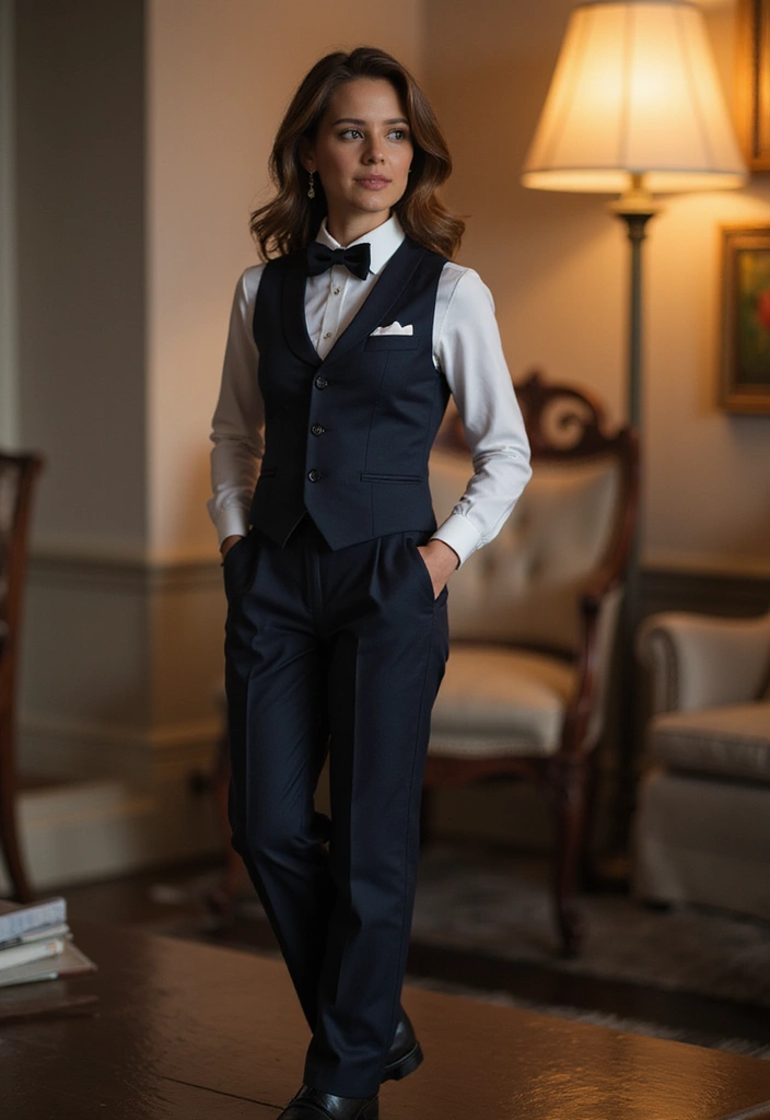 25 Creative Outfit Ideas for Dolls – Crochet Doll Clothes Free Pattern Inspirations - 19. Dapper Formal Suit