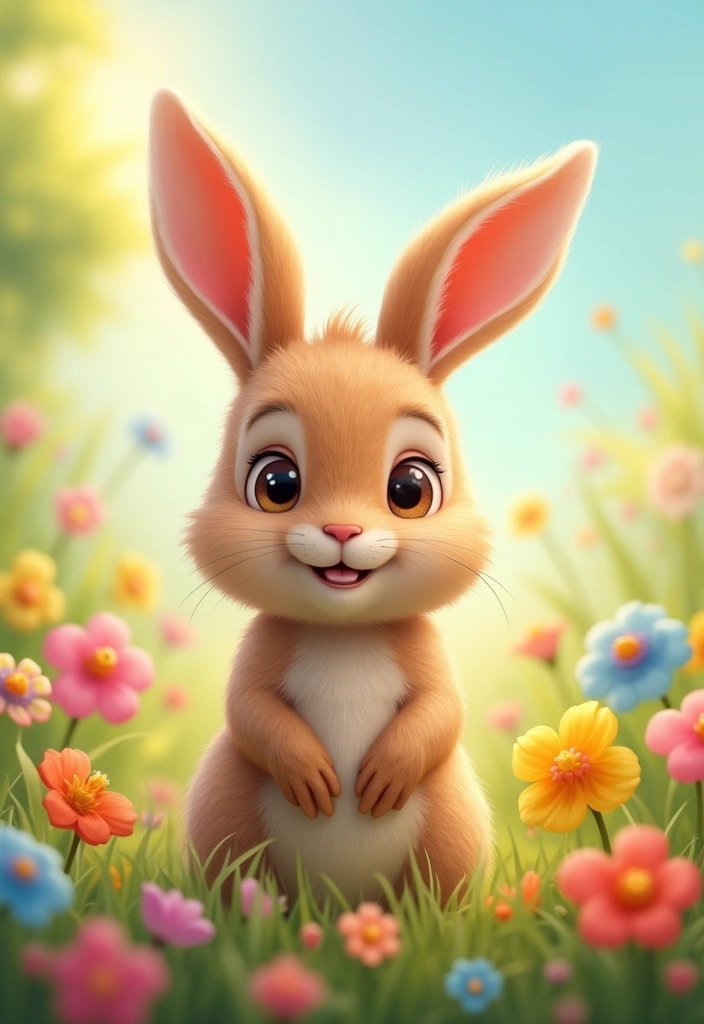 25 Cute Gift Ideas from Crochet Teddy Bear Pattern Free with Soft Yarn Colors - 15. Sweet Little Bunny Bear