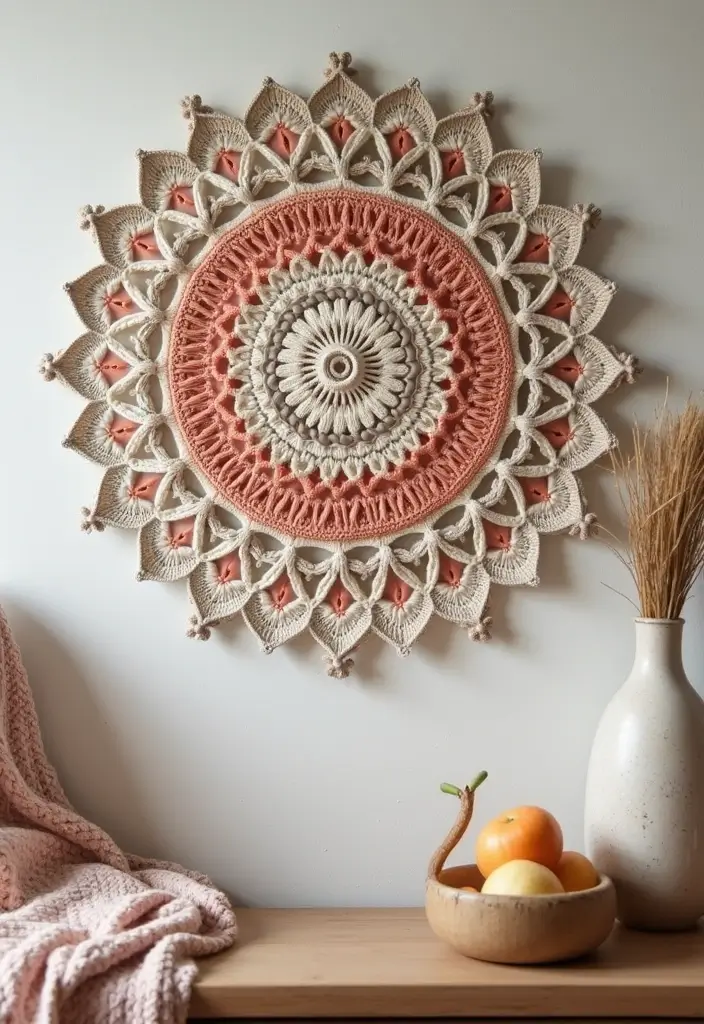 25 Detailed Mosaic Crochet Patterns Free Charts with Colorful Examples - 15. Mosaic Mandalas