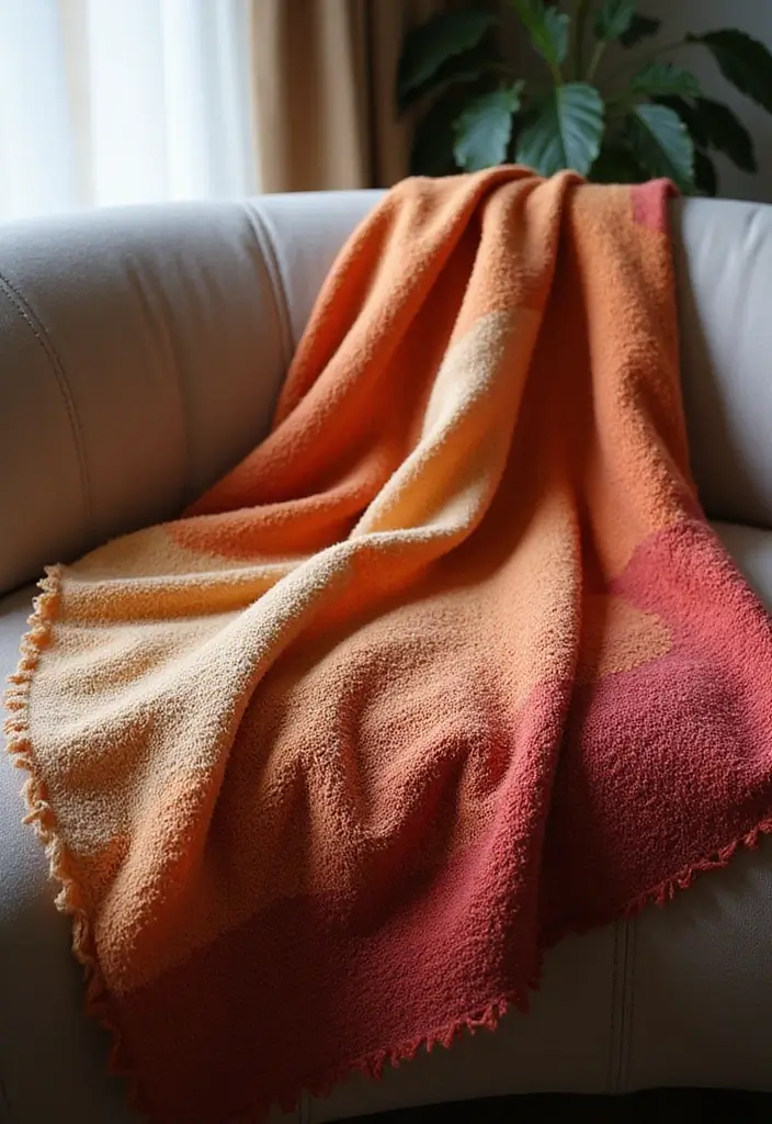 25 Detailed Mosaic Crochet Patterns Free Charts with Colorful Examples - 4. Sunset Gradient