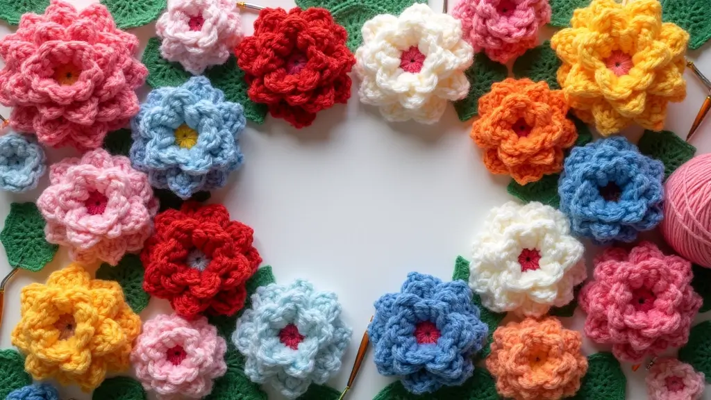 25 Lovely Blooms from Crochet Flowers Free Pattern 🌼