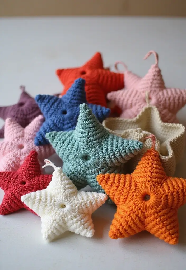25 Magical Tutorials on How to Crochet a Star - Perfect for Blankets & Decor - 15. Crochet Star Bags for Parties