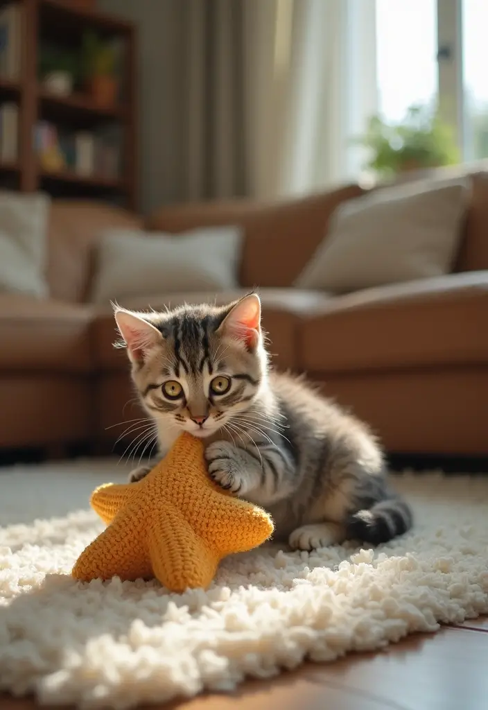 25 Magical Tutorials on How to Crochet a Star - Perfect for Blankets & Decor - 19. Star Pet Toys