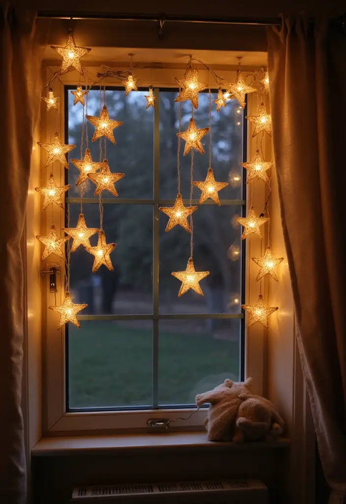 25 Magical Tutorials on How to Crochet a Star - Perfect for Blankets & Decor - 21. Star Fairy Lights