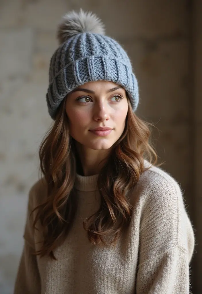 25 Modern & Trendy Crochet Beanie Pattern Free Photo Ideas - 1. The Classic Slouchy Beanie