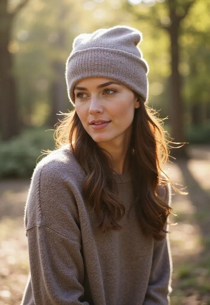 25 Modern & Trendy Crochet Beanie Pattern Free Photo Ideas - 10. The Headband Beanie Hybrid