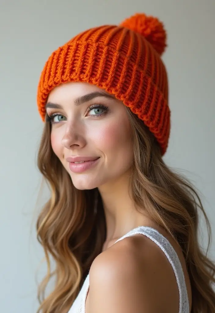 25 Modern & Trendy Crochet Beanie Pattern Free Photo Ideas - 17. The Reversible Beanie