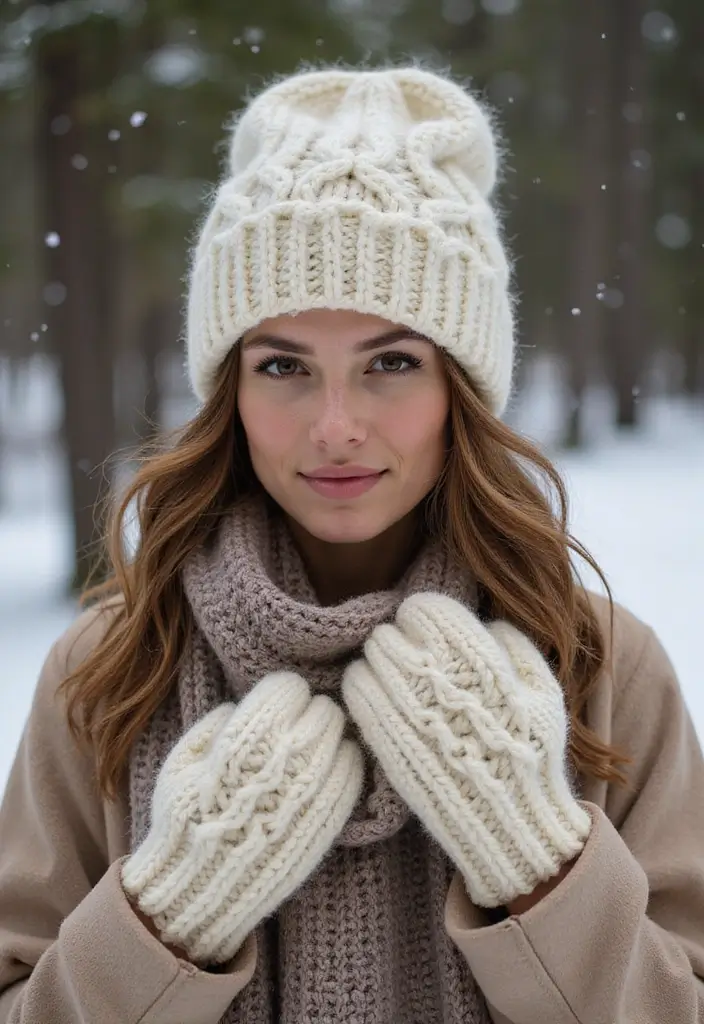 25 Modern & Trendy Crochet Beanie Pattern Free Photo Ideas - 22. The Cozy Cable Beanie