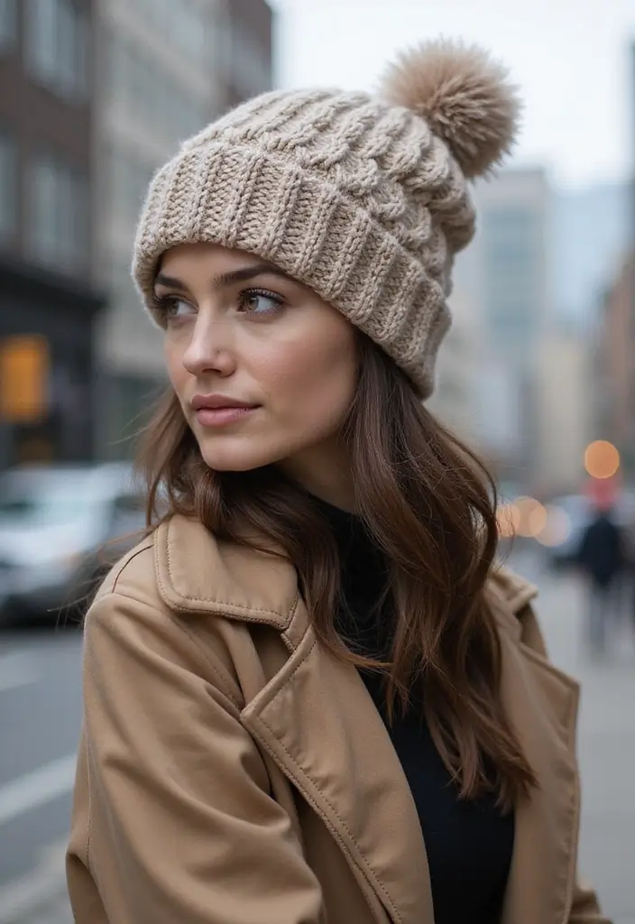 25 Modern & Trendy Crochet Beanie Pattern Free Photo Ideas - 25. The Tailored Beanie