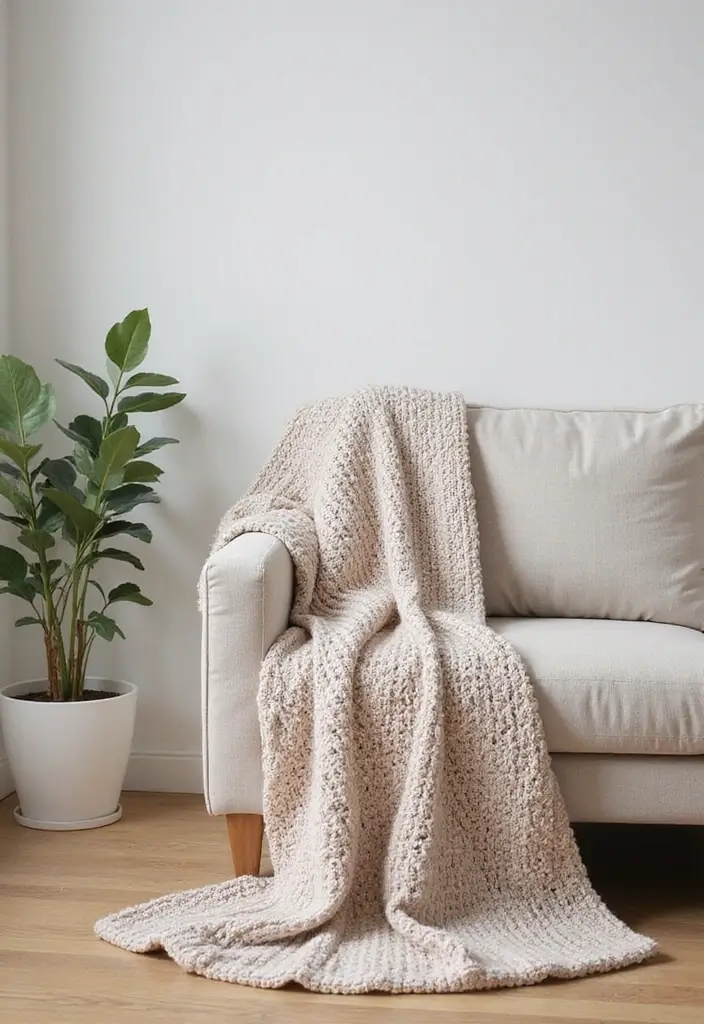 25 Radiant Designs for 6 Day Star Blanket Crochet: Patterns and Color Combos - 11. Soft Neutrals