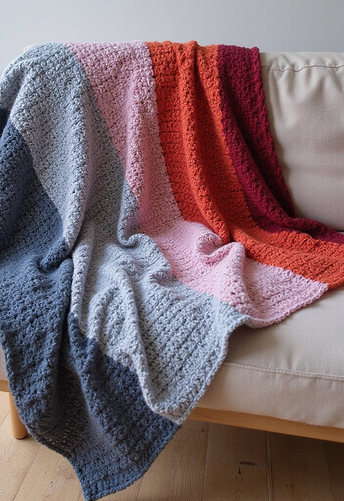 25 Radiant Designs for 6 Day Star Blanket Crochet: Patterns and Color Combos - 16. Gradient Goodness