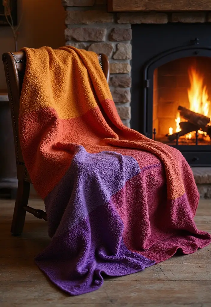 25 Radiant Designs for 6 Day Star Blanket Crochet: Patterns and Color Combos - 2. Sunset Dreams