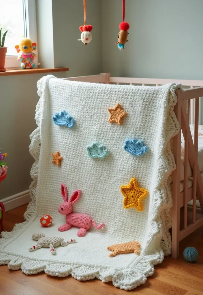 25 Radiant Designs for 6 Day Star Blanket Crochet: Patterns and Color Combos - 23. Whimsical Wonders