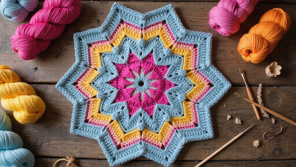 25 Radiant Designs for 6 Day Star Blanket Crochet: Patterns and Color Combos