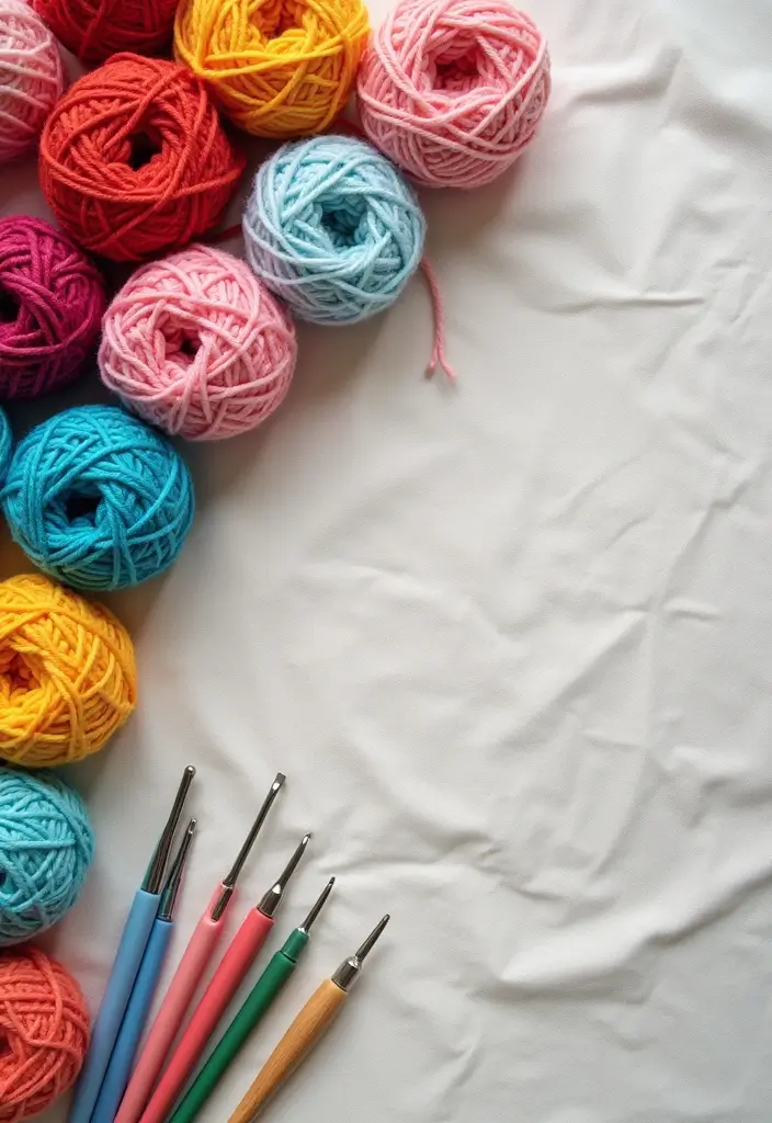 25 Step Tutorials Showing How to Crochet for Beginners - 1. Getting Started: Essential Tools for Crochet