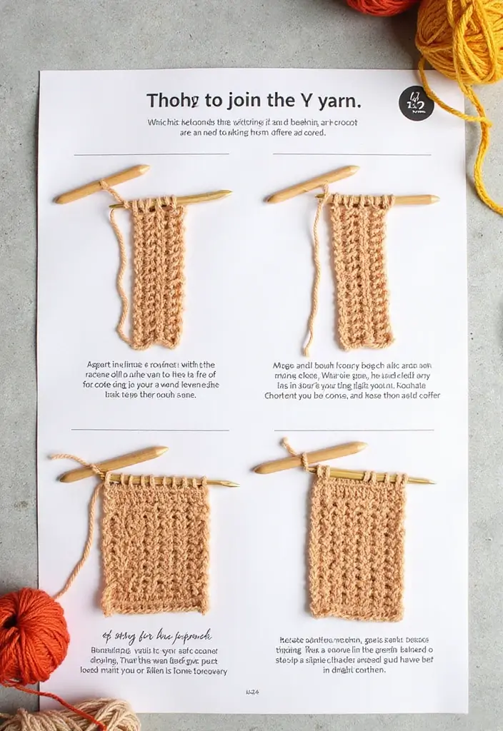 25 Step Tutorials Showing How to Crochet for Beginners - 12. Joining Yarn: The Best Techniques