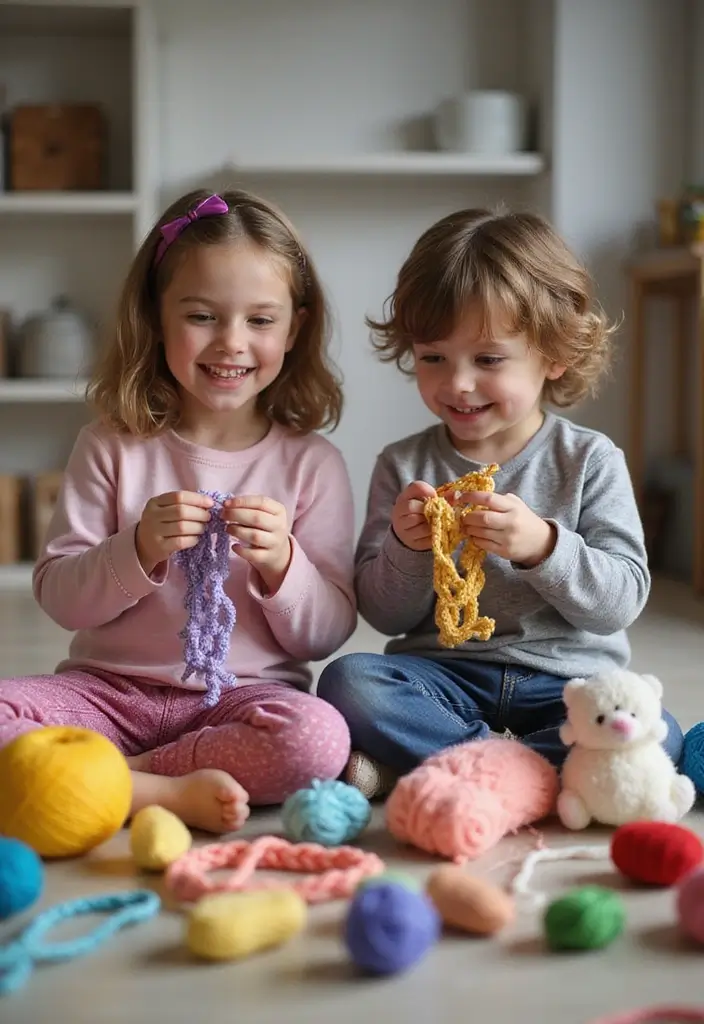 25 Step Tutorials Showing How to Crochet for Beginners - 23. Crocheting with Kids: Fun Projects to Start