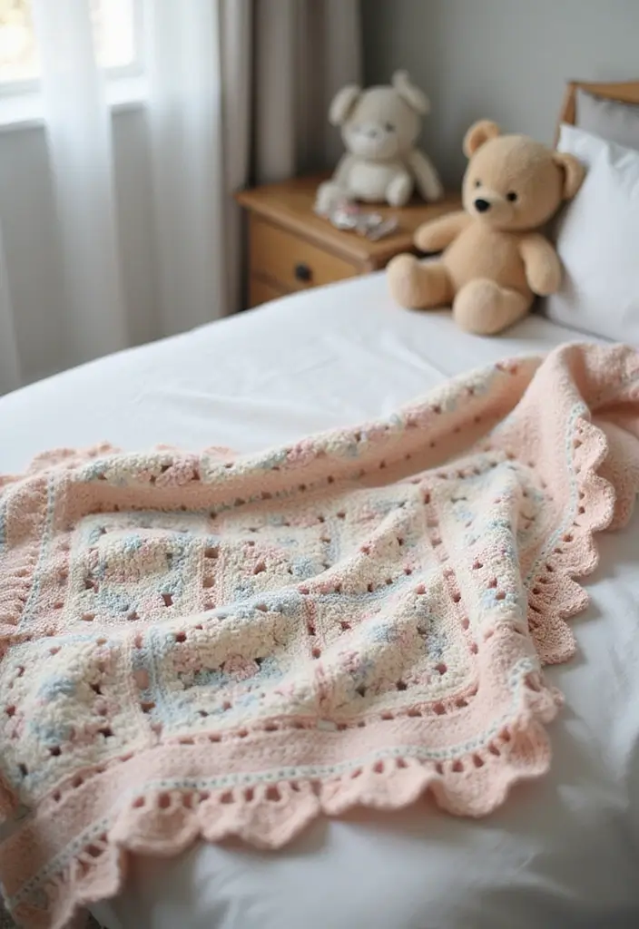 25 Trending Crochet Styles for Black Women for Every Occasion - 10. Baby Blankets with Cultural Patterns