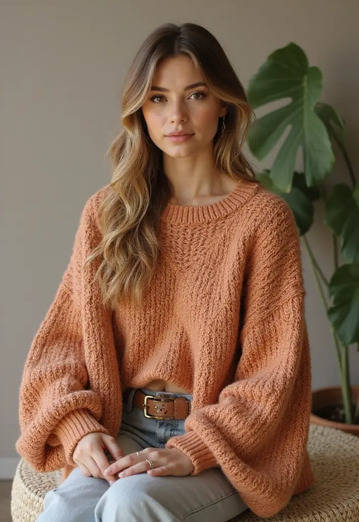 25 Trending Crochet Styles for Black Women for Every Occasion - 6. Cozy Crochet Sweaters