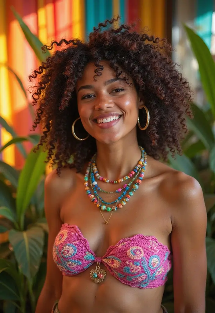 28 Stunning Crochet Hairstyles for Black Women You’ll Want to Try Right Now - 26. Crochet Hair with Beads and Accessories