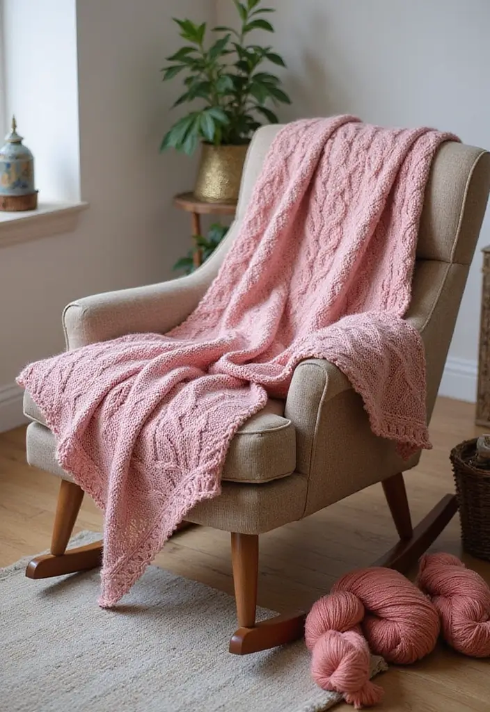 30 Adorable Ideas for Easy Crochet Baby Blanket Free Pattern with Soft Yarn Inspirations - 23. Cable Border Blanket