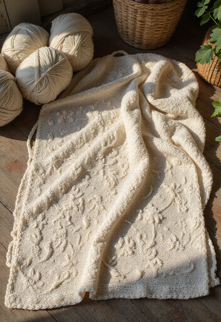 30 Adorable Ideas for Easy Crochet Baby Blanket Free Pattern with Soft Yarn Inspirations - 30. Vintage Style Blanket