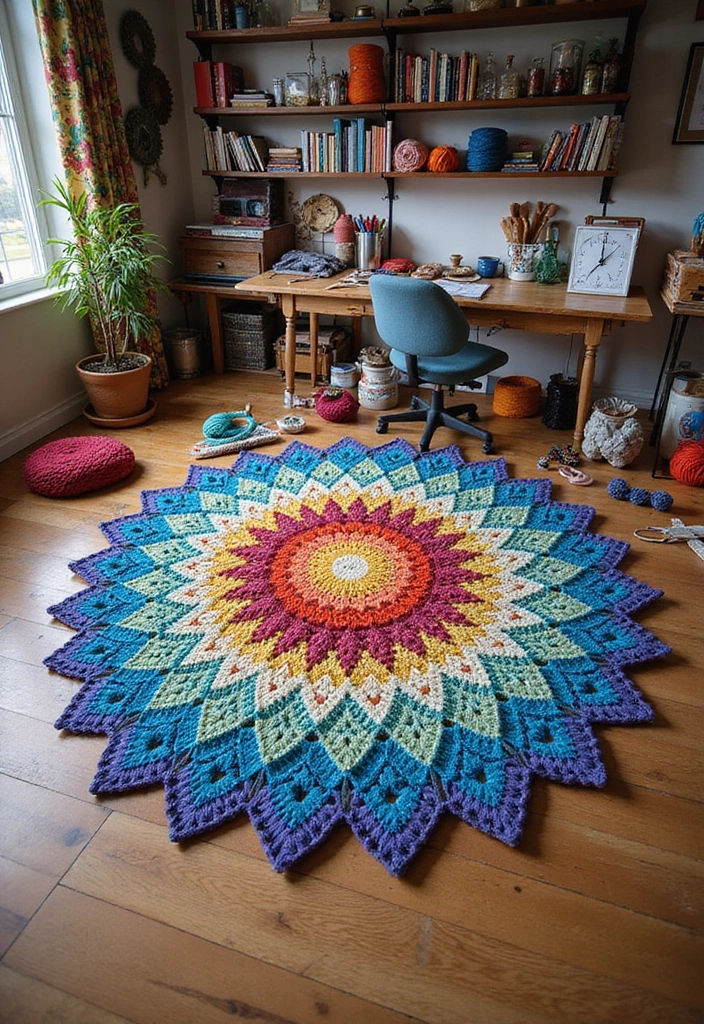 30 Cozy Designs for Free Crochet Patterns for Afghans - 28. Mosaic Graphghan