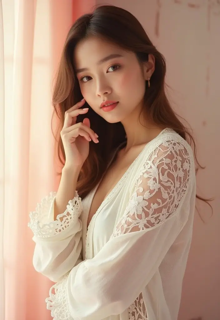 30 Cozy Wardrobe Essentials: Crochet Cardigan Pattern Free Collection - 13. Lace Cardigan