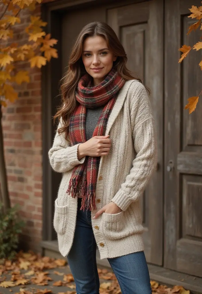 30 Cozy Wardrobe Essentials: Crochet Cardigan Pattern Free Collection - 2. Chunky Knit Cardigan