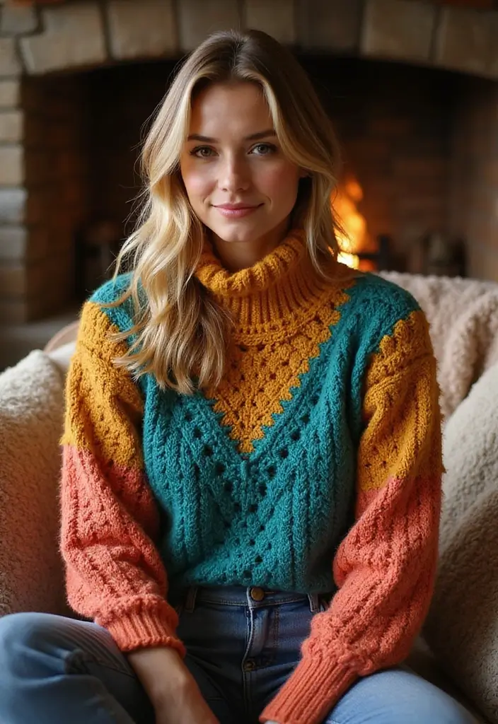 30 Cute Pet Looks: Crochet Dog Sweater Free Pattern Ideas You Can Try Today - 1. Classic Turtleneck Sweater