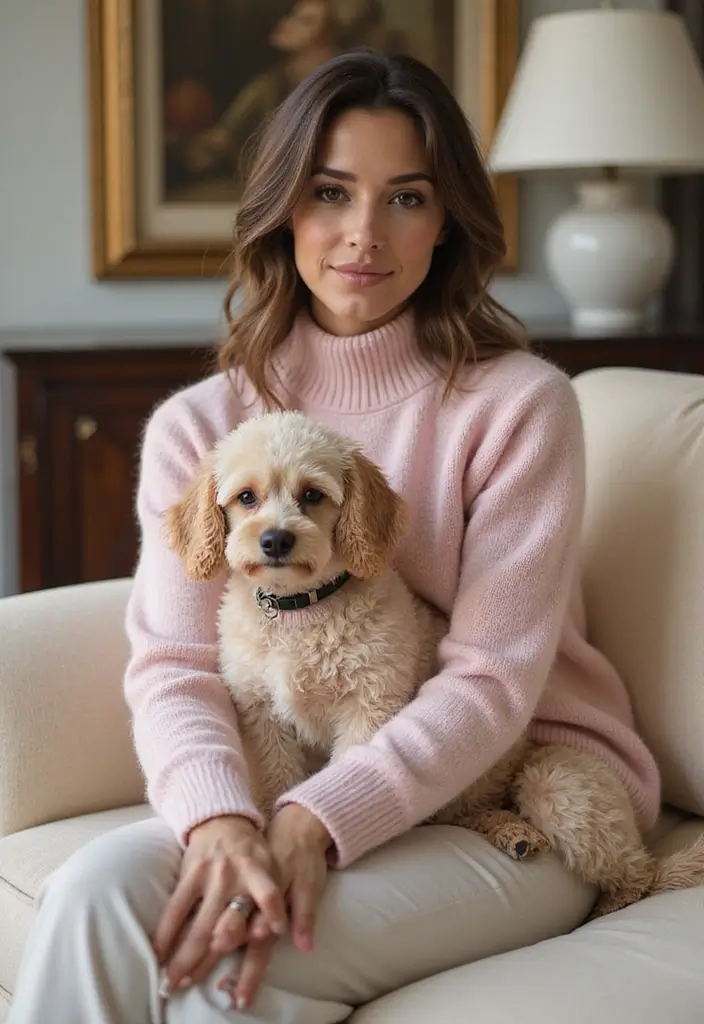 30 Cute Pet Looks: Crochet Dog Sweater Free Pattern Ideas You Can Try Today - 26. Classic Poodle Sweater