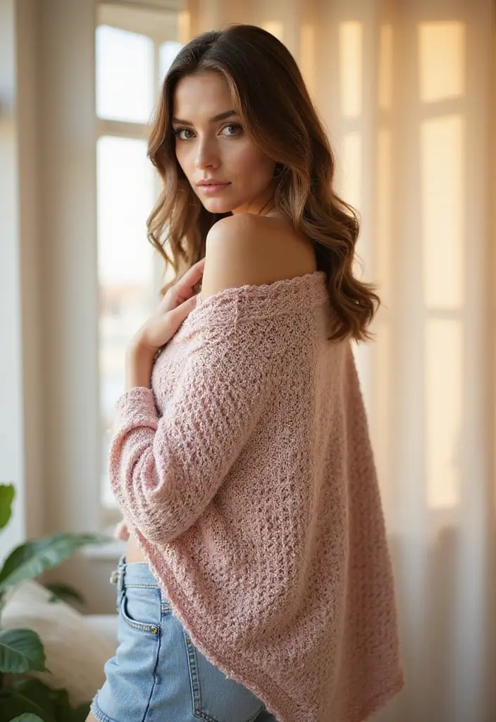 30 Elegant Shawl Designs from Crochet Shawl Pattern Free - 21. The V-Stitch Shawl