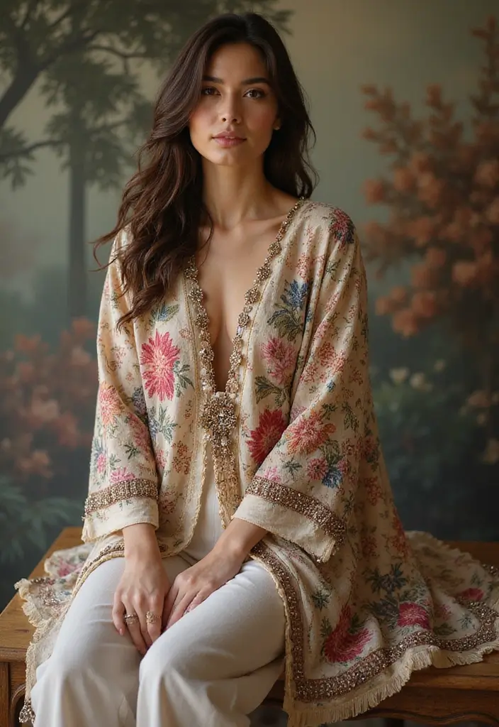 30 Elegant Shawl Designs from Crochet Shawl Pattern Free - 24. The Decorative Shawl