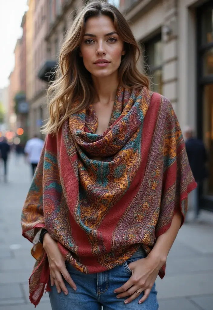 30 Elegant Shawl Designs from Crochet Shawl Pattern Free - 26. The Bold Statement Shawl