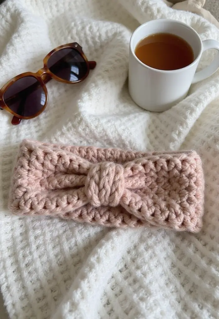 30 Fun Crochet Ideas for Beginners: Eco-Friendly Projects You'll Love - 7. Simple Headband