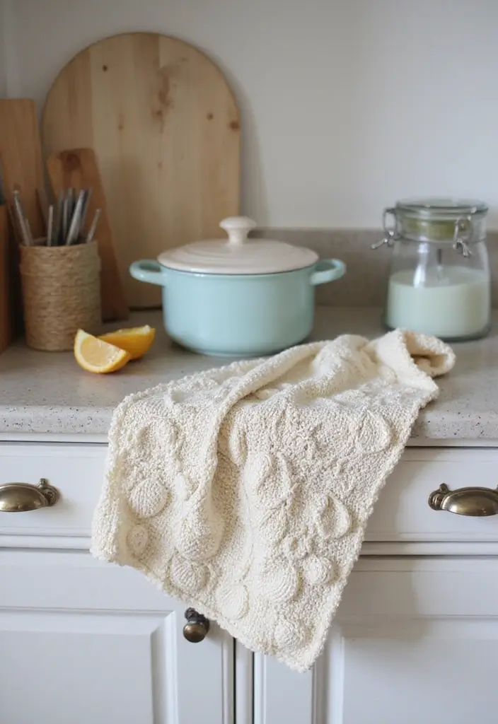 30 Kitchen-Ready Crochet Pot Holders Free Pattern with Modern and Vintage Styles - 7. Textured Shell Crochet Pot Holder