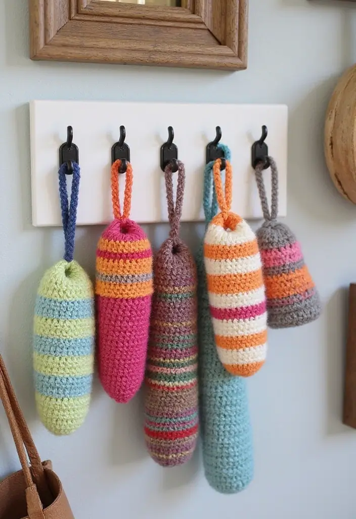 30 Must-Try Crochet Patterns for Beginners: Eco-Friendly Edition - 14. Keychain Fobs