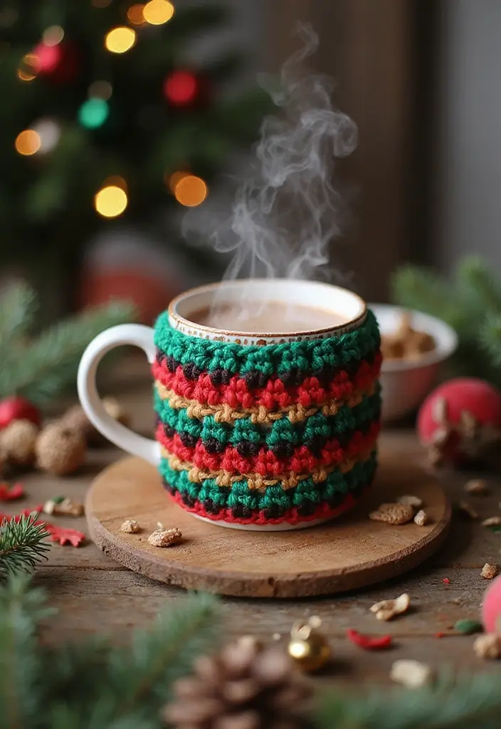 30 Must-Try Crochet Patterns for Beginners: Eco-Friendly Edition - 21. Beverage Cozies