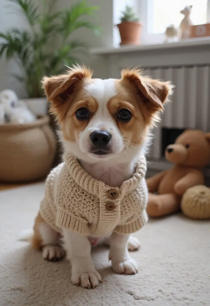 30 Must-Try Crochet Patterns for Beginners: Eco-Friendly Edition - 27. DIY Pet Sweater