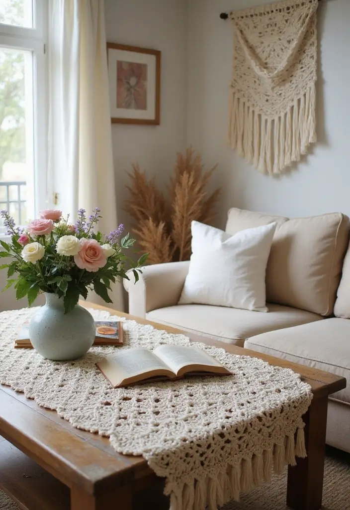 30 Outfit Inspirations for Crochet Clothing and Accessories Lovers - 15. Crochet Home Decor