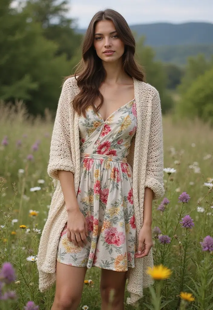 30 Outfit Inspirations for Crochet Clothing and Accessories Lovers - 30. Crochet Nature-Inspired Projects