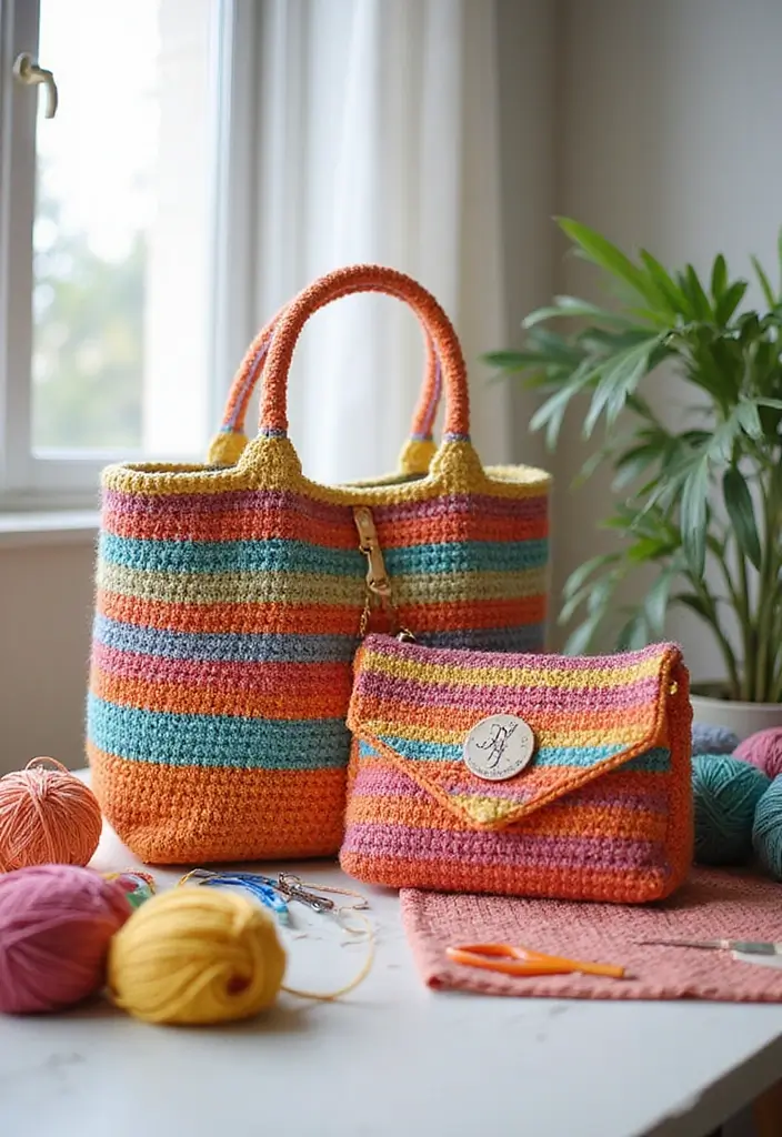 30 Outfit Inspirations for Crochet Clothing and Accessories Lovers - 4. Handmade Crochet Bags