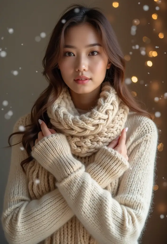 30 Warm & Stylish Crochet Fingerless Gloves Free Pattern - 20. Cozy Knit Look-Alikes