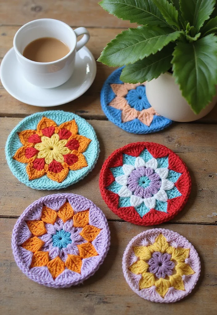 C2C Crochet Pattern Free: Ultimate Guide for Corner-to-Corner Projects with 22 Creative Examples - 6. C2C Coasters