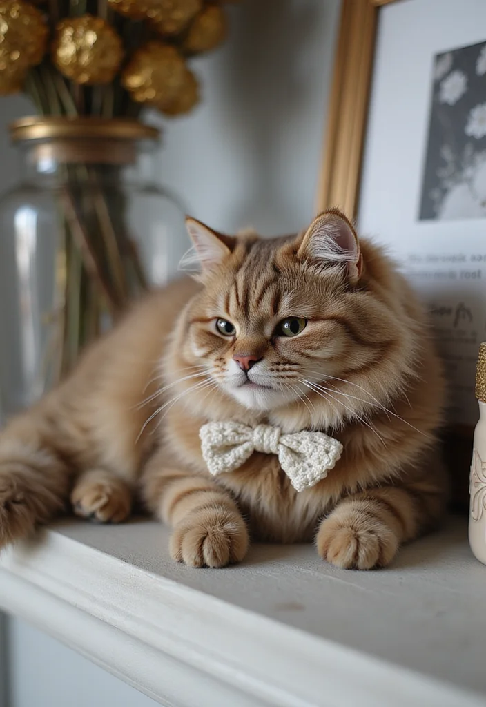 Cat Crochet Pattern Free: Friendly Guide for Crafting Cute Cats with 22 Creative Examples - 3. Elegant Persian Cat